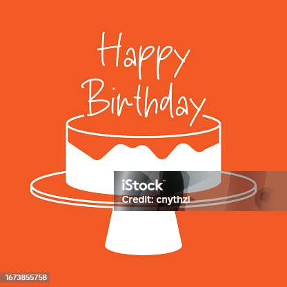 istock Happy Birthday Concept Vector Illustration 1673855758