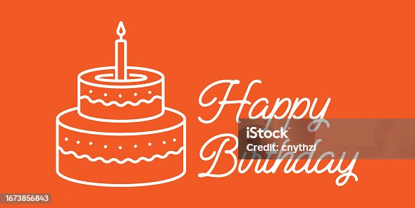 istock Happy Birthday Concept Vector Illustration 1673856843