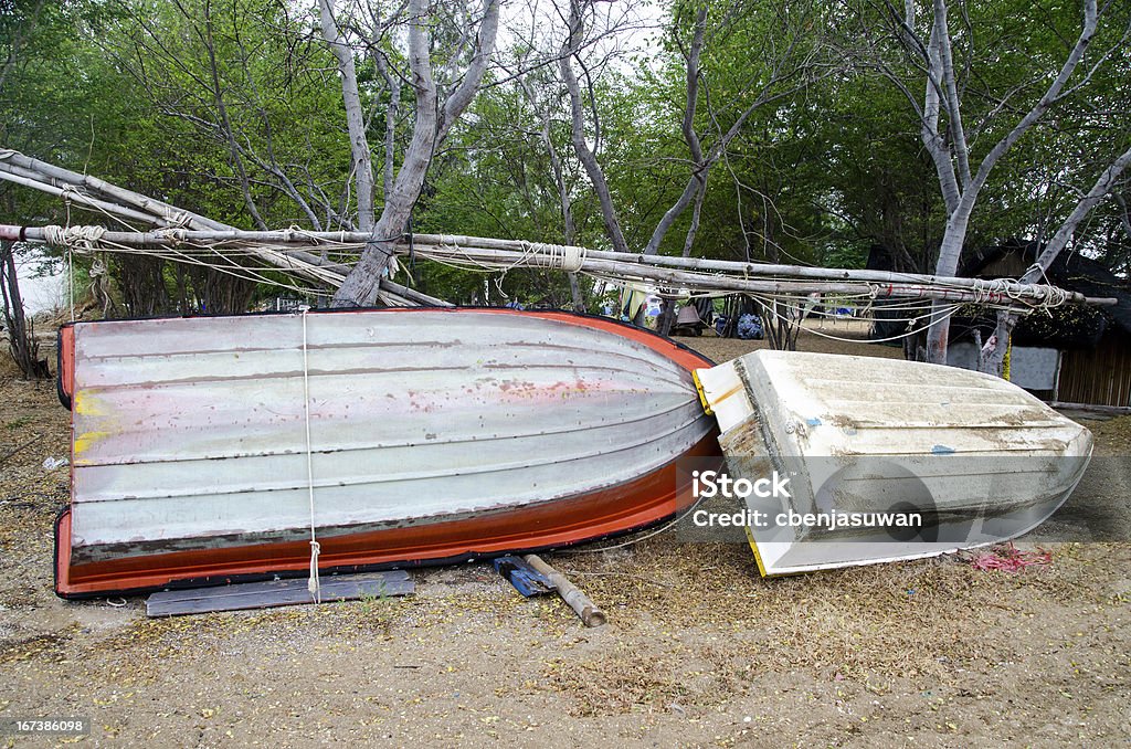 Reparatur und Wartung Boot - Lizenzfrei Fotografie Stock-Foto