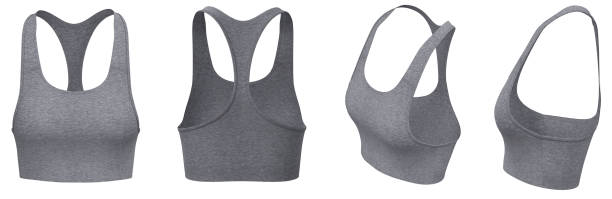 istock Woman sport top mockup 1673861562