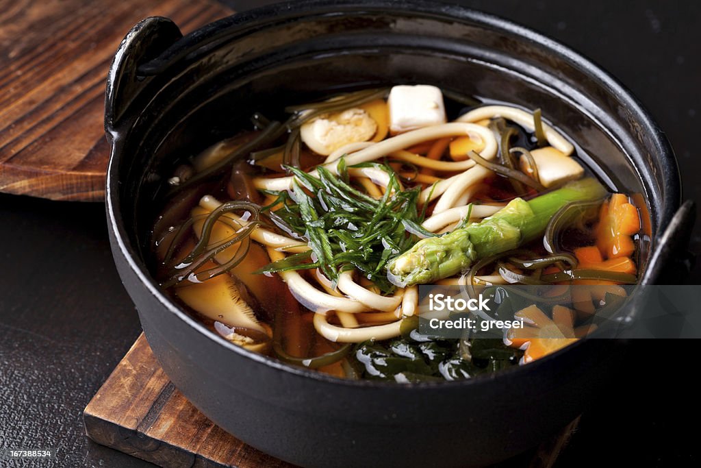 Miso Soup Japanese Cuisine - Miso Soup Bowl Stock Photo