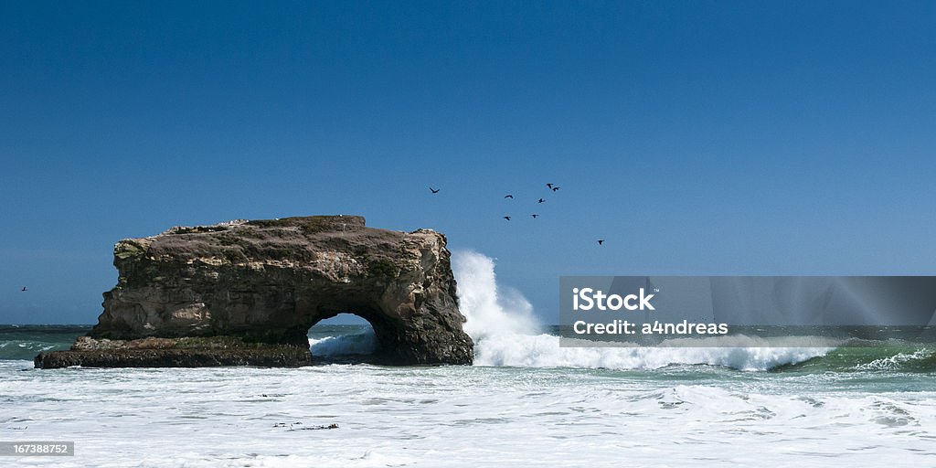 Parque estatal de Natural Bridge em Santa Cruz - Royalty-free Arco Natural Foto de stock