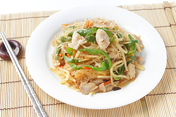 istock japchae, korean cuisine 167392541