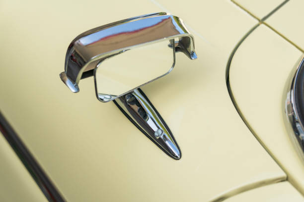 Extravagant exterior mirror from a vintage vehicle