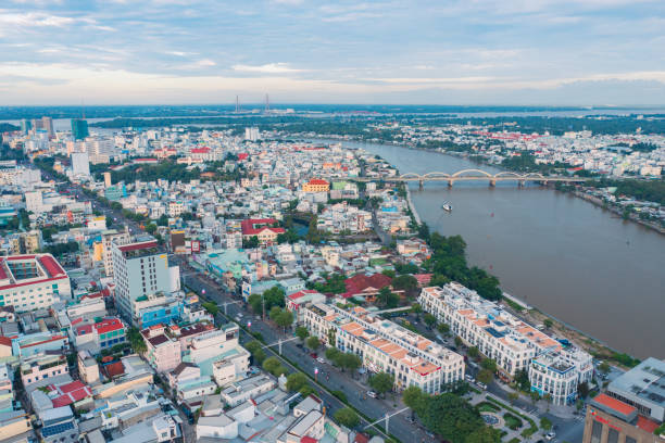 istock Afternoon sunshine in Can Tho city 1673938974