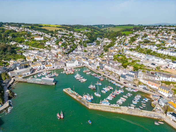 istock Mevagissey Inner Harbour and Town 1673965386