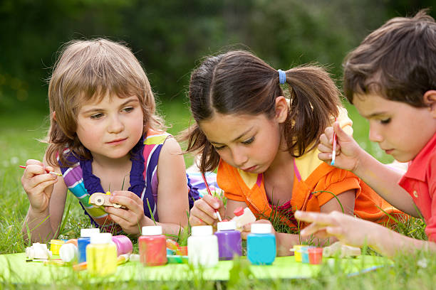 Painting kids