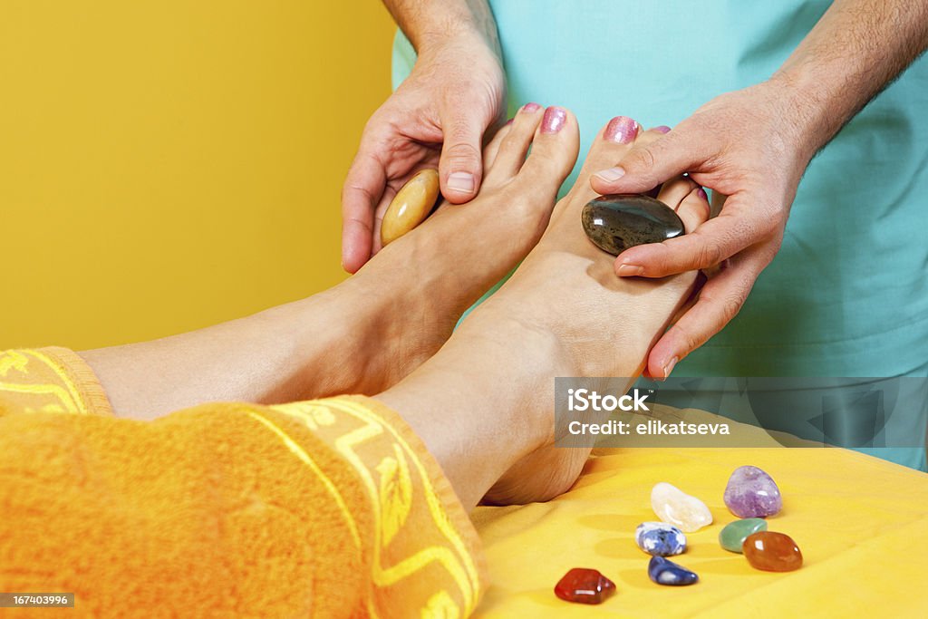 Massagem nos Pés antistress - Royalty-free Adulto Foto de stock