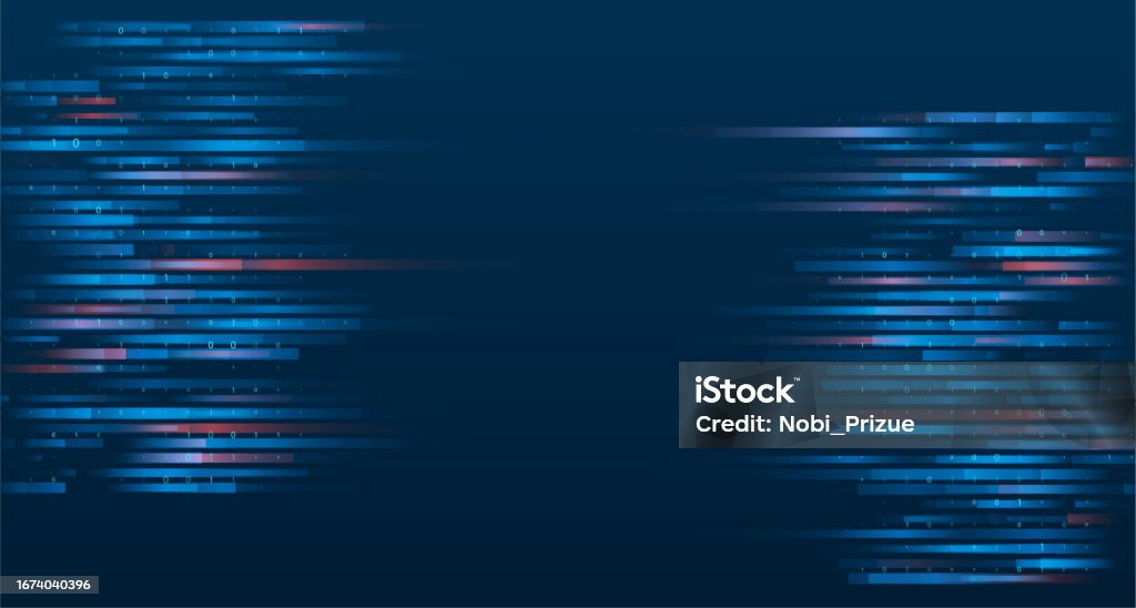 Abstract Big Data Code Representation Stock Illustration - Download ...