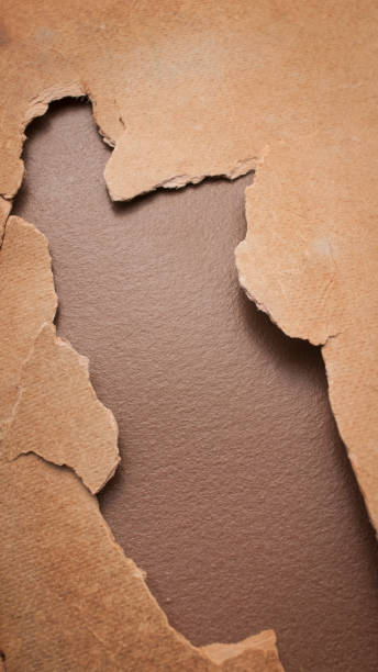 istock Piece of broken cardboard and leather 1674055184