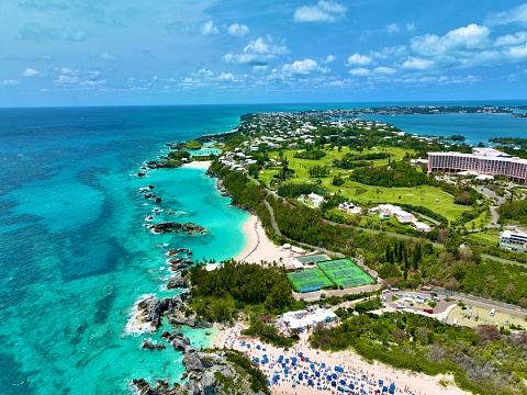 Bermuda’s coast on a sunny day