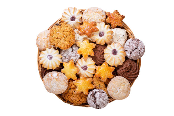 istock plate of various cookies isolated on white background 1674073722