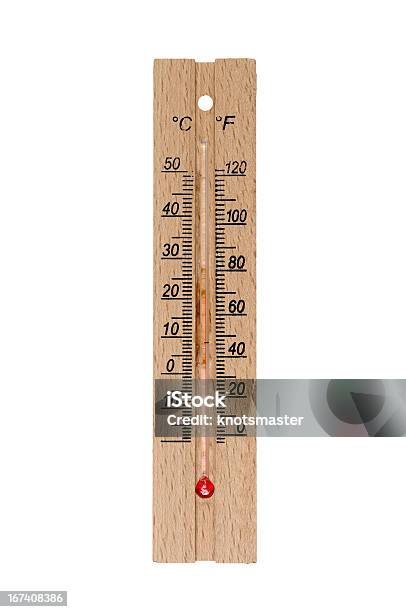 Hölzerne Thermometer Stockfoto und mehr Bilder von Computergrafiken - Computergrafiken, Eingefroren, Einzelner Gegenstand