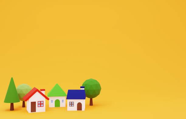 istock 3D image of a cute little house 1674090038