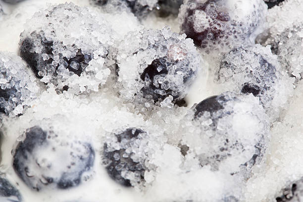 istock Blueberries whipped cream and sugar 167410702