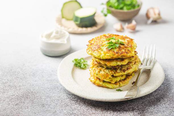 istock Green zucchini pancakes 1674139757