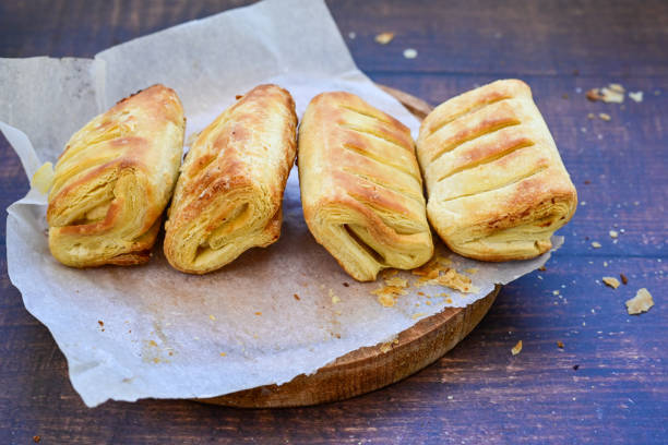 istock Fresh baked home made  Mini cheese puff pastries. 1674139923