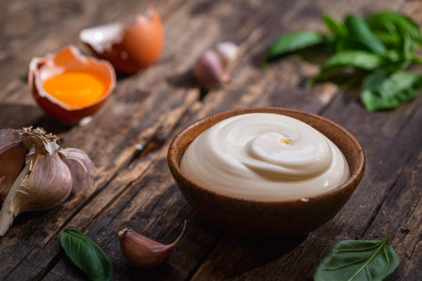 istock Homemade mayonnaise sauce 1674141343