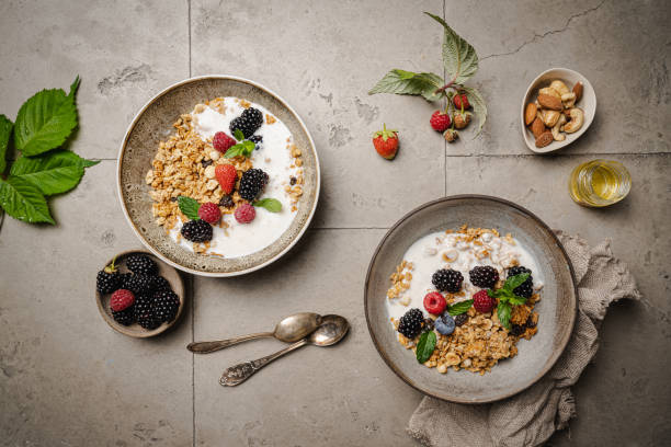 istock Bowl of homemade granola 1674141540