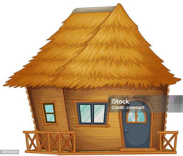 Hut Stock Illustration - Download Image Now - Brown, Bungalow, Camping