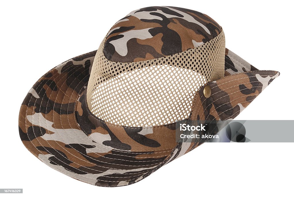 Sombrero de pescador (Clipping path (Borde de corte)) - Foto de stock de Blanco - Color libre de derechos