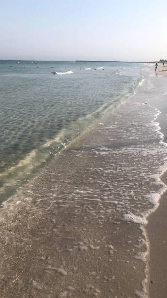 istock Morning blue sea in kite beach uae 1674174470