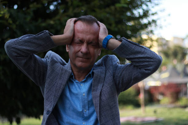 istock Mature businessman have a pain 1674189727