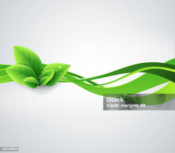 Ecology Background Stock Illustration - Download Image Now - Leaf, Recycling, Green Color