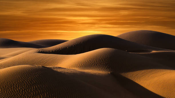 istock Beautiful Sand dune desert landscape in Saudi Arabia. 1674223498