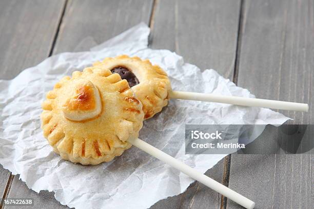 Pie Pops With Chocolate Stock Photo - Download Image Now - Backgrounds, Baked Pastry Item, Bakery