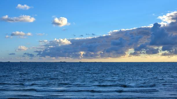 istock Colorful cloudy sky at sunset. 1674245035