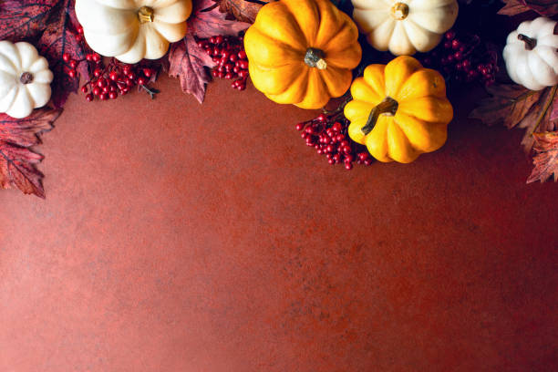 istock Thanksgiving charity dinner invitation mockup, fall decorative festive template 1674249416