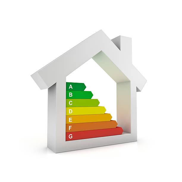 la eficiencia energética - energieausweis fotografías e imágenes de stock