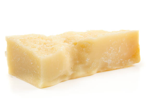 istock Piece of parmesan cheese isolated on white 167427167