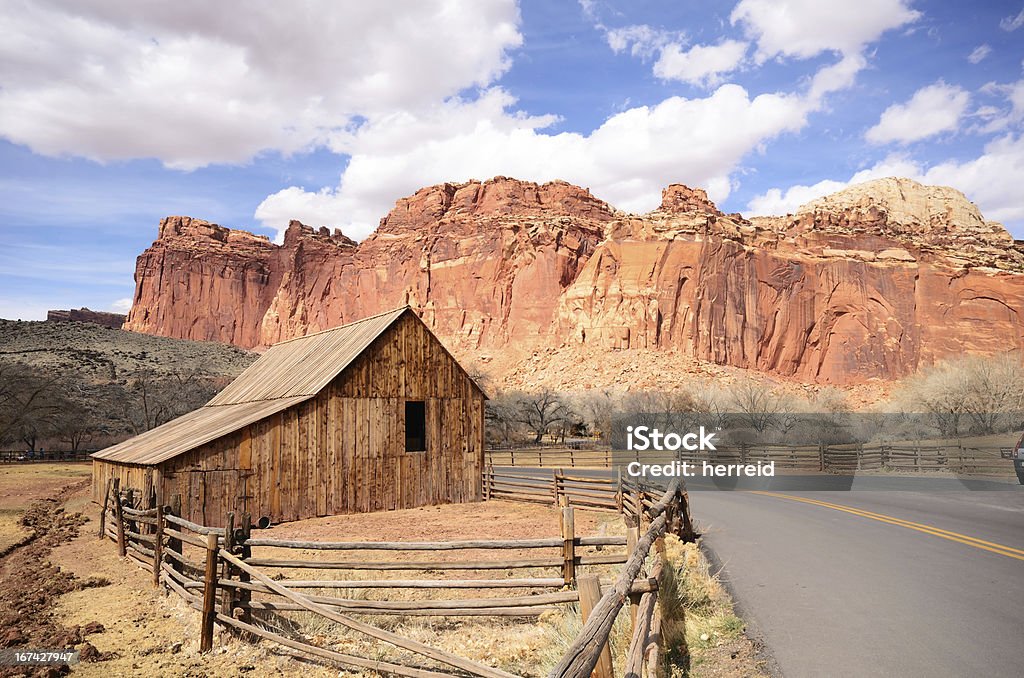 Gifford Farm Barn au Parc National de Capitol Reef - Photo de Agriculture libre de droits