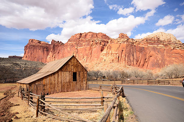 istock Gifford Farm Barn at Capitol Reef National Park 167427947