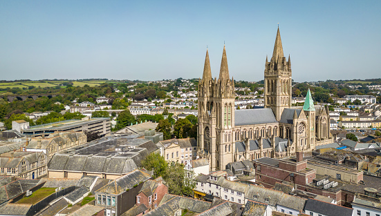 View of Chichester Cathedral,formally known as the Cathedral Church of the Holy Trinity.