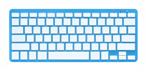 Blank computer Keyboard (Clipping path!) isolated on white background