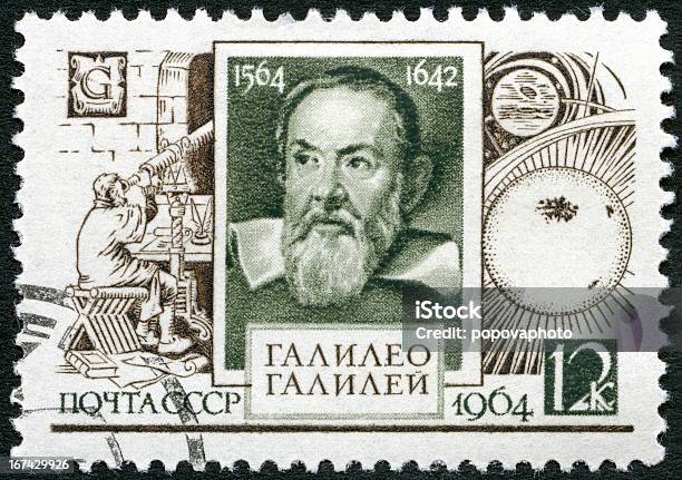 Ussr 1964 Shows Galileo Galilei 400th Birth Anniversary Stock Photo - Download Image Now