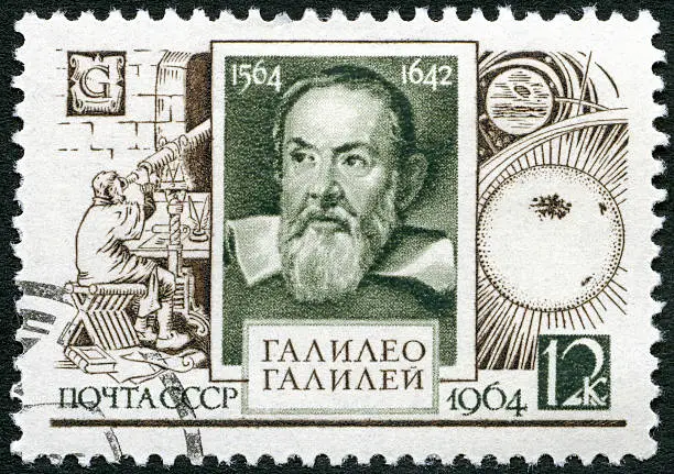 Photo of USSR 1964 shows Galileo Galilei (1564-1642), 400th birth anniversary