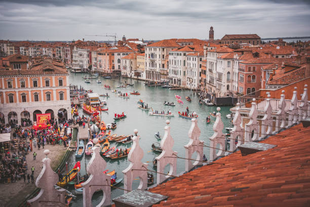 istock Grand Canal with gondolas in Venice, Italy 1674332300
