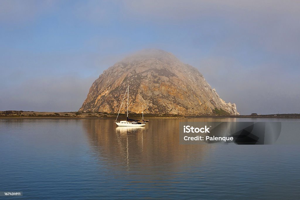 Morro Rock no início da manhã luzes - Royalty-free Ao Ar Livre Foto de stock
