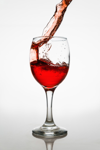 Wine glass red/white