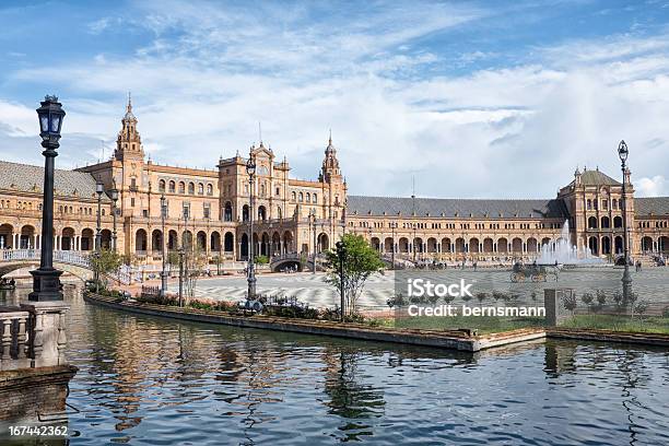 Sevilla Plaza De Espana Stockfoto und mehr Bilder von Andalusien - Andalusien, Art Deco, Fotografie