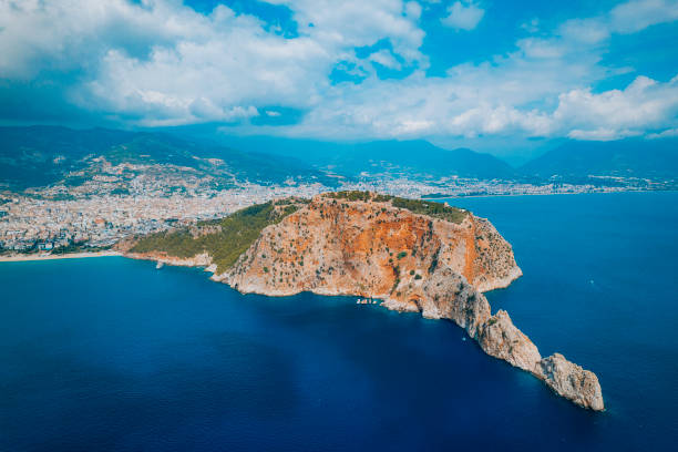 Aerial view of Alanya