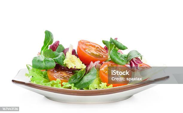 Salada - Fotografias de stock e mais imagens de Alface - Alface, Alimentação Saudável, Branco