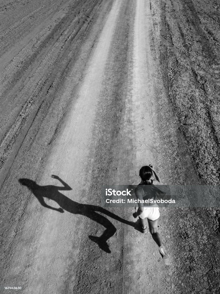 Sombra Runner - Foto de stock de Corrida a Distância royalty-free