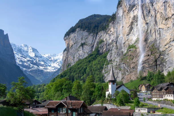 istock Panoramic view over Lauterbrunnen, Switzerland 1674463925