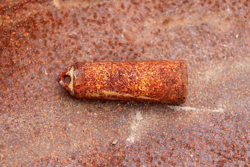 Rusty Bullets Old Rusty Bullet Casing Stock Photo - Download Image Now - Ammunition ...