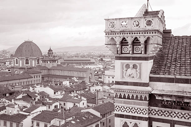 Florence Italy cityscape sunset
